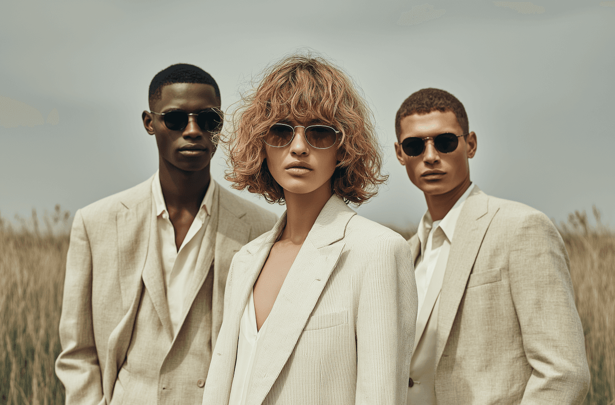 Fashion Model in Studio